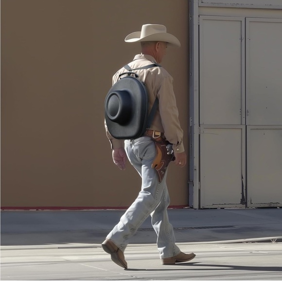 Large Hat Box Travel Fedora Cowboy Universal Size Hat Carrier Most Panama Hats - Picture 5 of 10